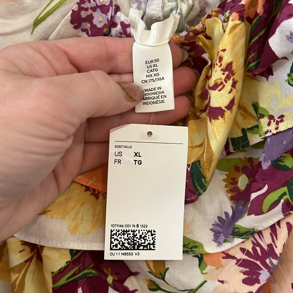 H&M Floral Ruffle Dress - Picture 2 of 3